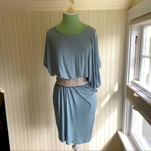 Chalet et Cici convertible asymmetrical drape dress